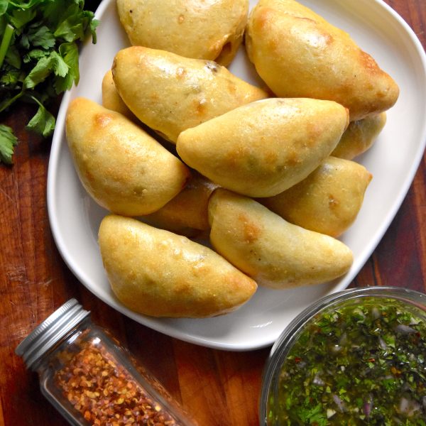 Easy Empanadas with Chimichurri Sauce